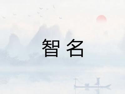 智名