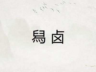 舄卤