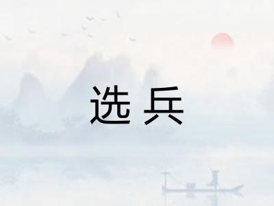 选兵