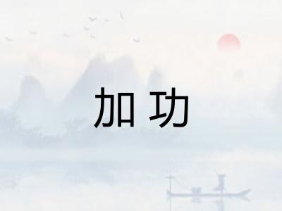 加功