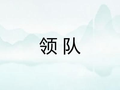 领队