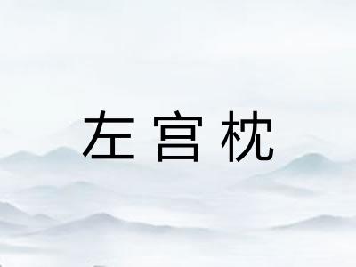 左宫枕