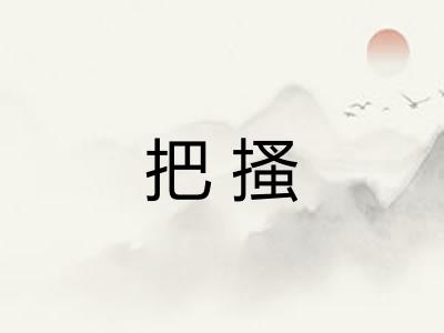 把搔