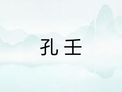 孔壬
