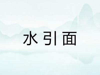 水引面