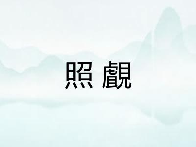 照覰