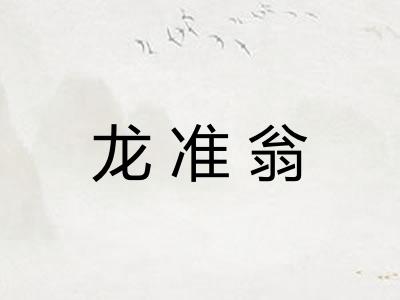 龙准翁